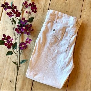 DUPLEX White Petite Wide Leg Jeans - 14P